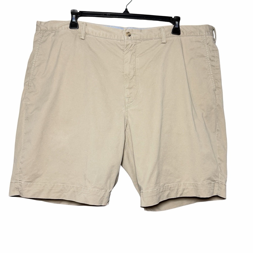 Polo Ralph Lauren Chino Shorts Mens 44B Khaki Tan Stretch Classic Fit 9" Preppy